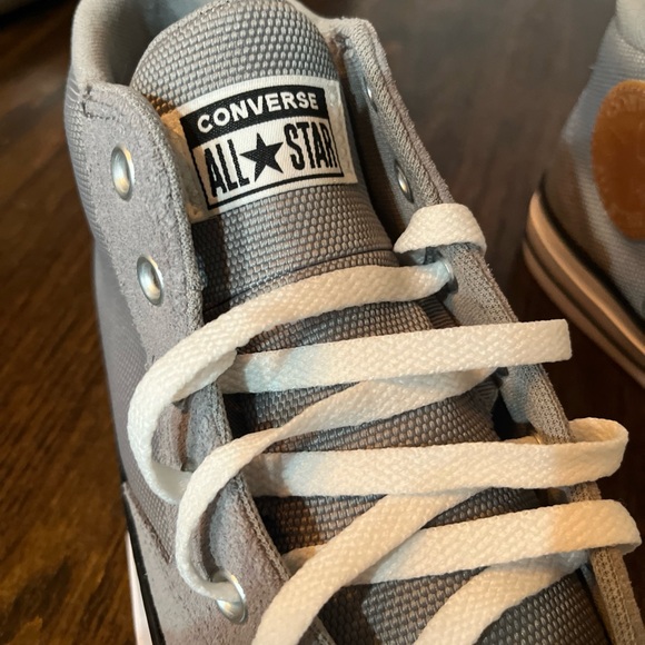 Converse Chuck Taylor All Star Malden Street Mid Grey White A09499C Men's Sz 10 - Picture 3 of 13